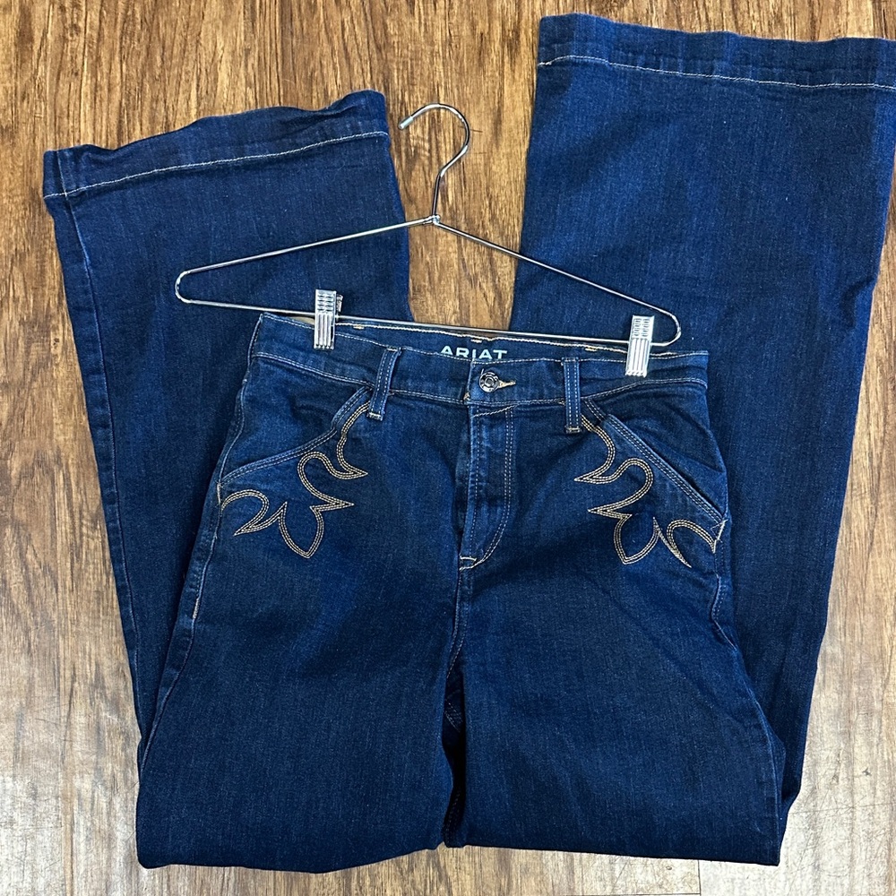 Ariat Women's Dark Blue Boot Cut Jeans